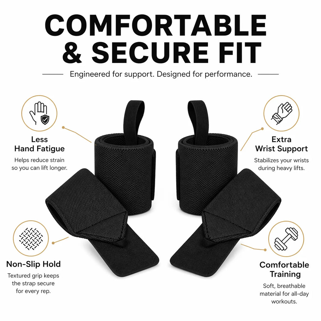 PowerWraps - Muñequeras de Gimnasio