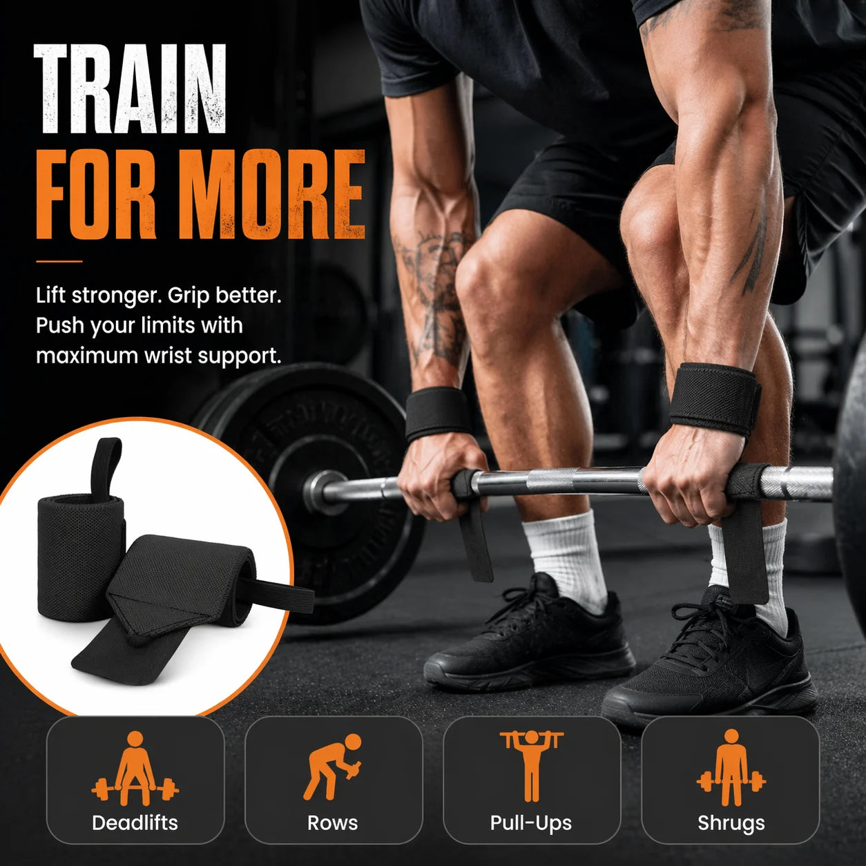 PowerWraps - Muñequeras de Gimnasio