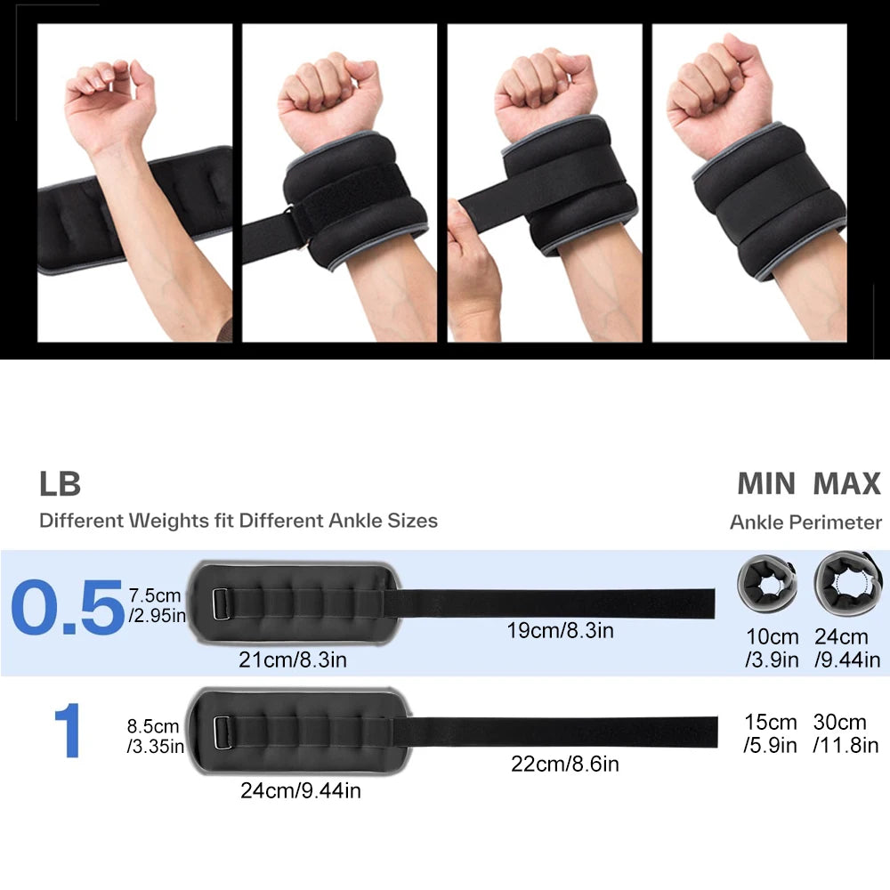PowerFlex Weights - Pesas Para Tobillos y Muñecas