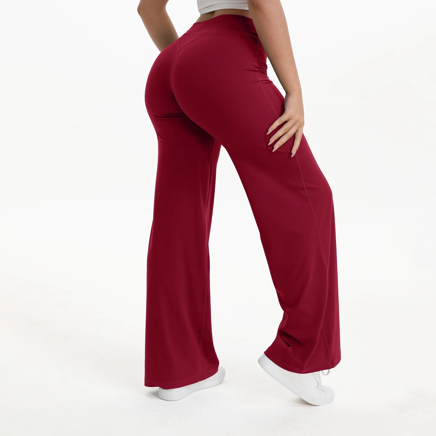 Pantalón SculptFit Flare - Pantalón Deportivo Flare Cintura Alta