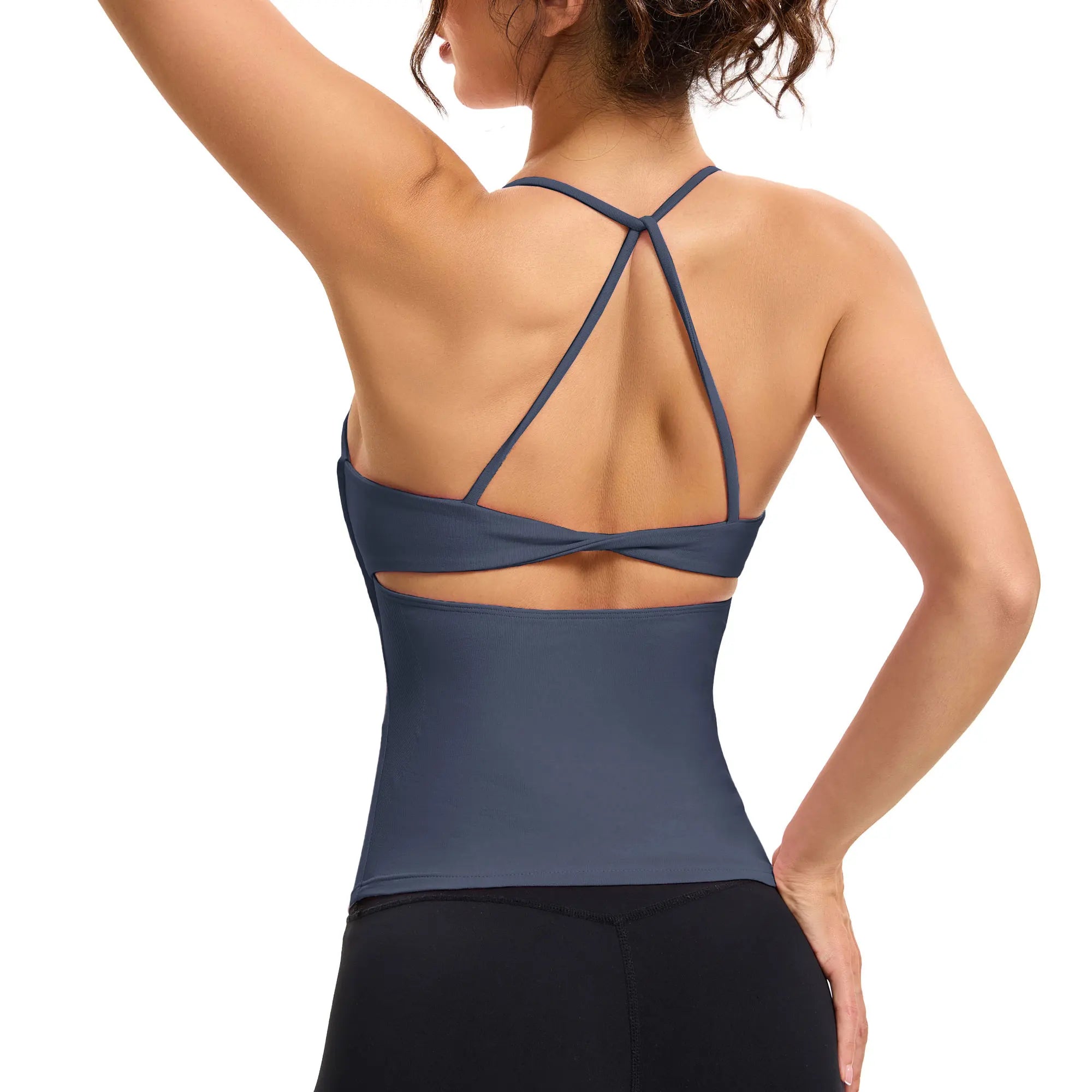 Top SculptFit Cross - Top Deportivo Espalda Cruzada