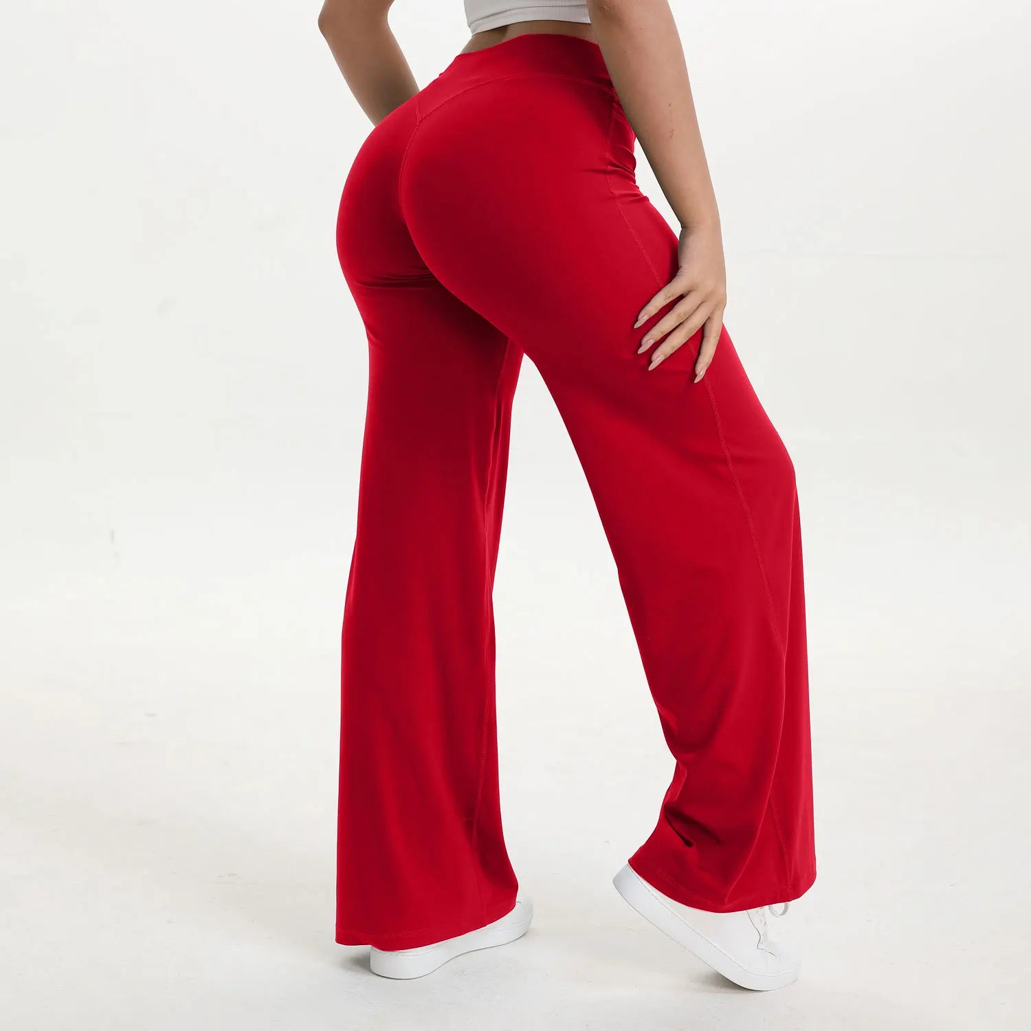 Pantalón SculptFit Flare - Pantalón Deportivo Flare Cintura Alta