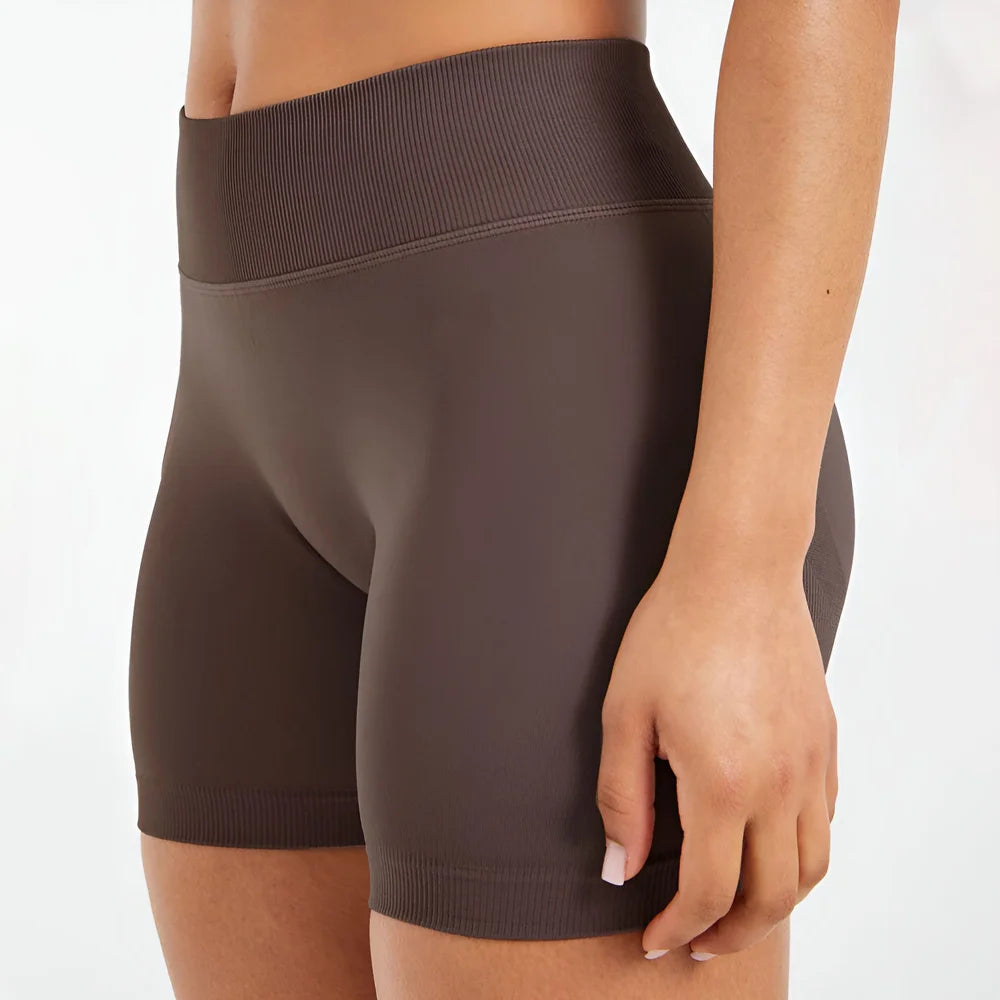 Shorts SculptFit - Shorts Deportivos Sin Costuras de Tiro Alto