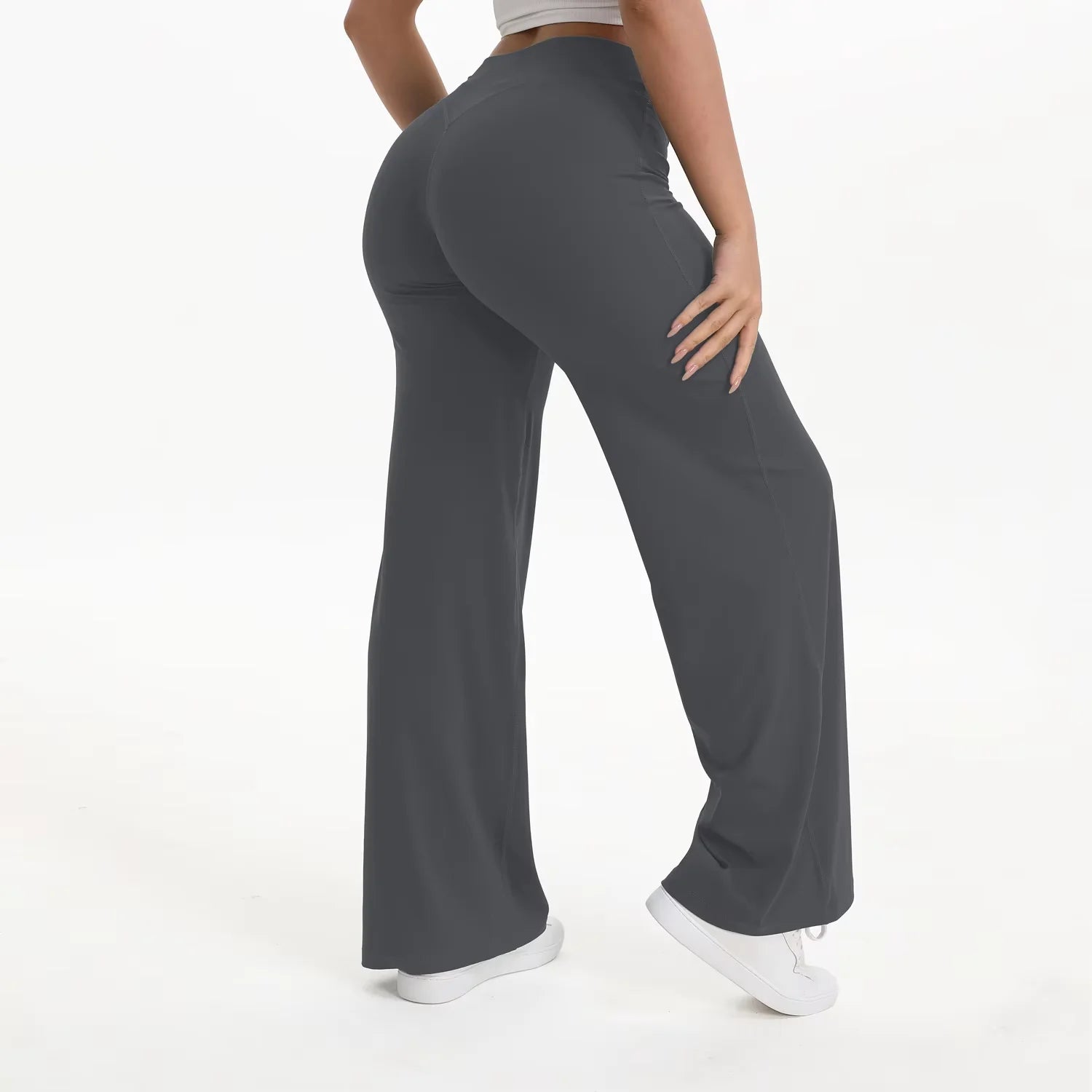 Pantalón SculptFit Flare - Pantalón Deportivo Flare Cintura Alta