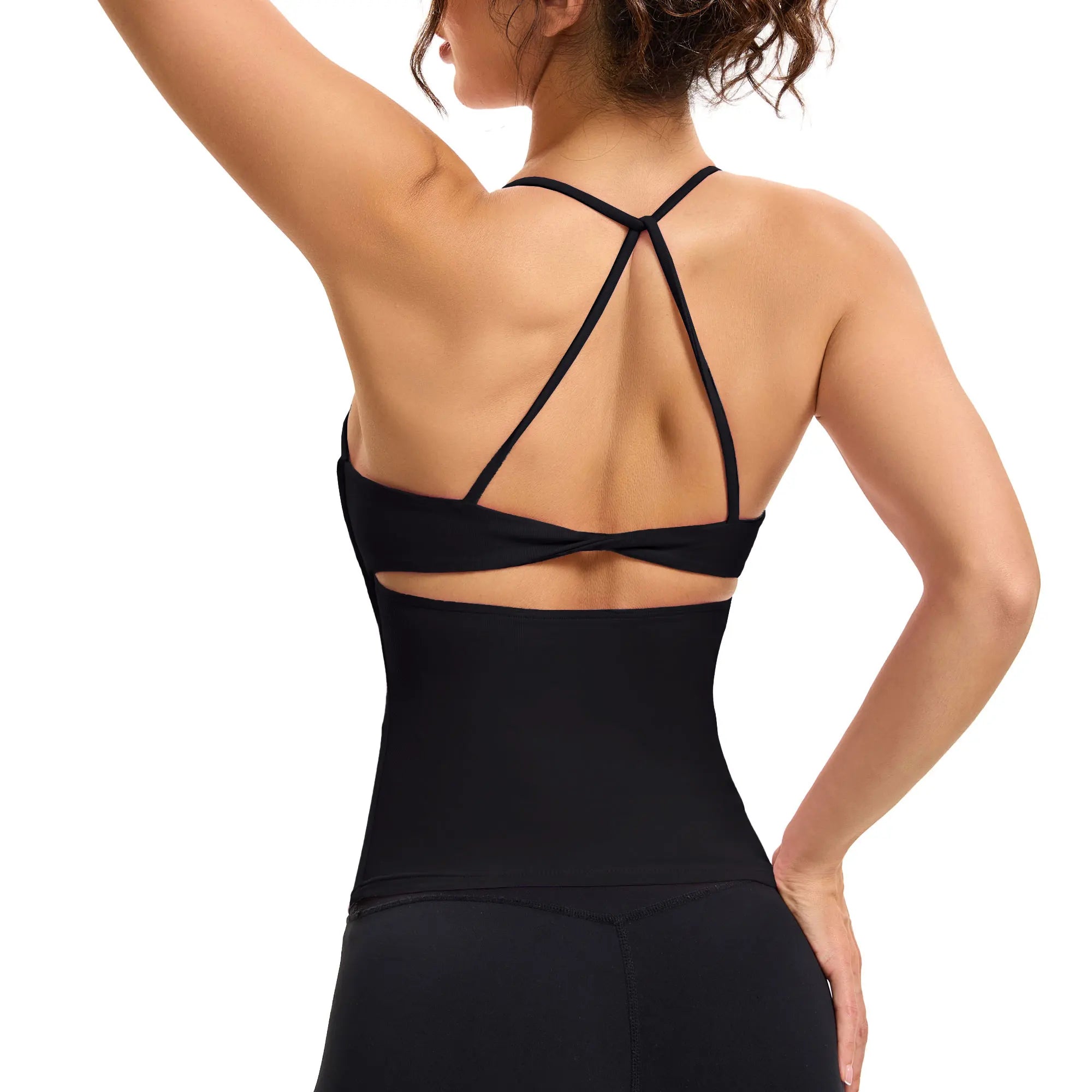 Top SculptFit Cross - Top Deportivo Espalda Cruzada