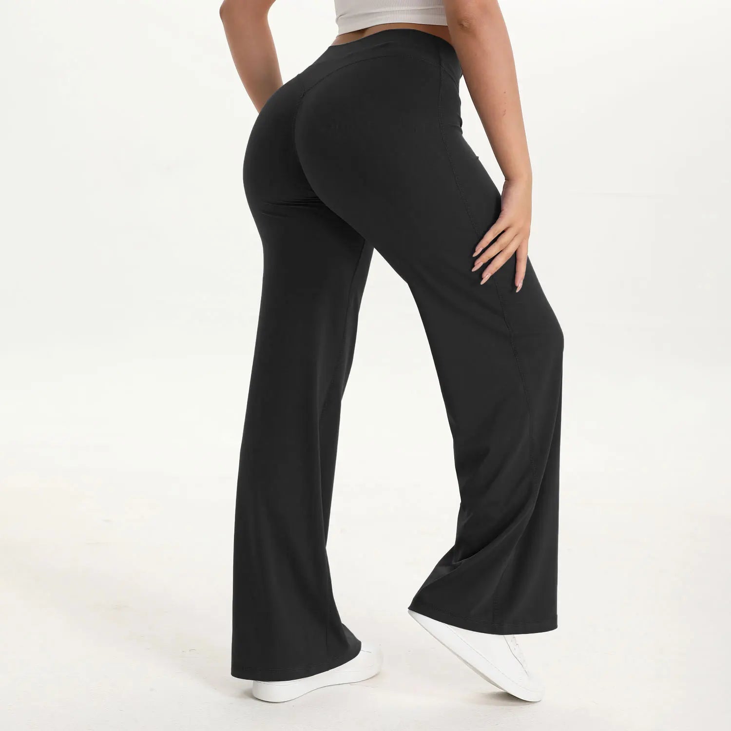 Pantalón SculptFit Flare - Pantalón Deportivo Flare Cintura Alta