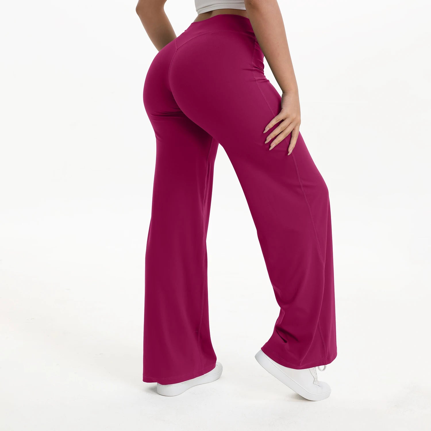 Pantalón SculptFit Flare - Pantalón Deportivo Flare Cintura Alta