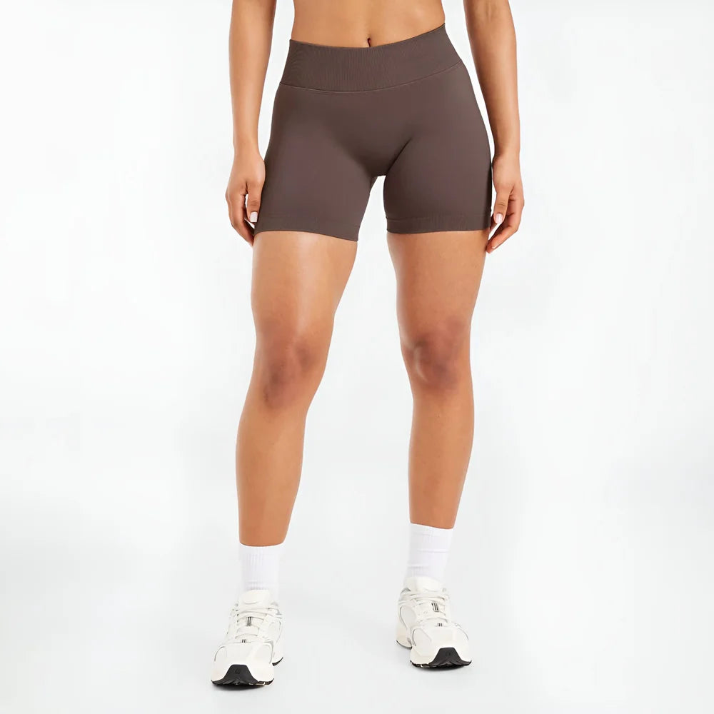 Shorts SculptFit - Shorts Deportivos Sin Costuras de Tiro Alto