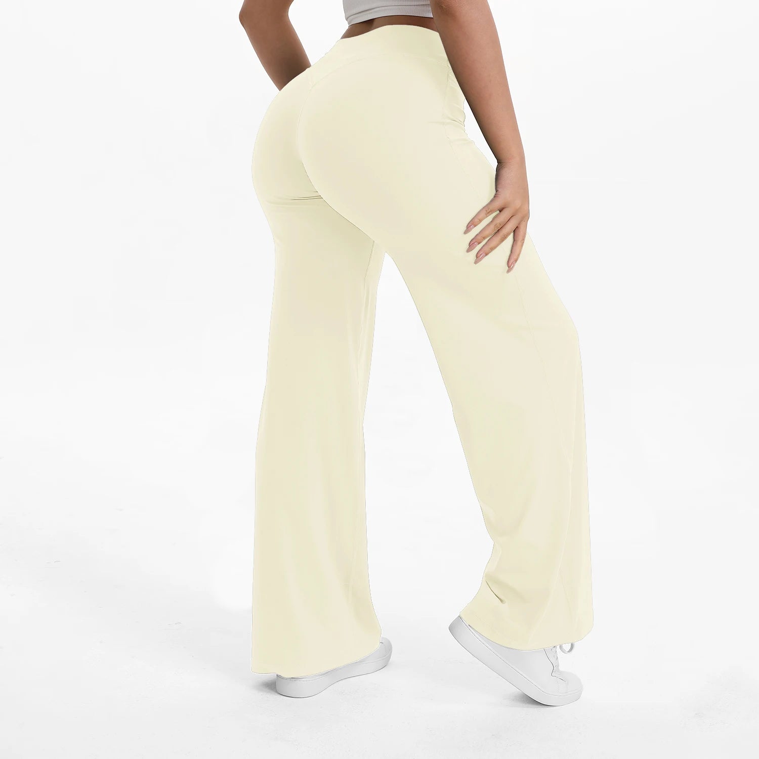 Pantalón SculptFit Flare - Pantalón Deportivo Flare Cintura Alta