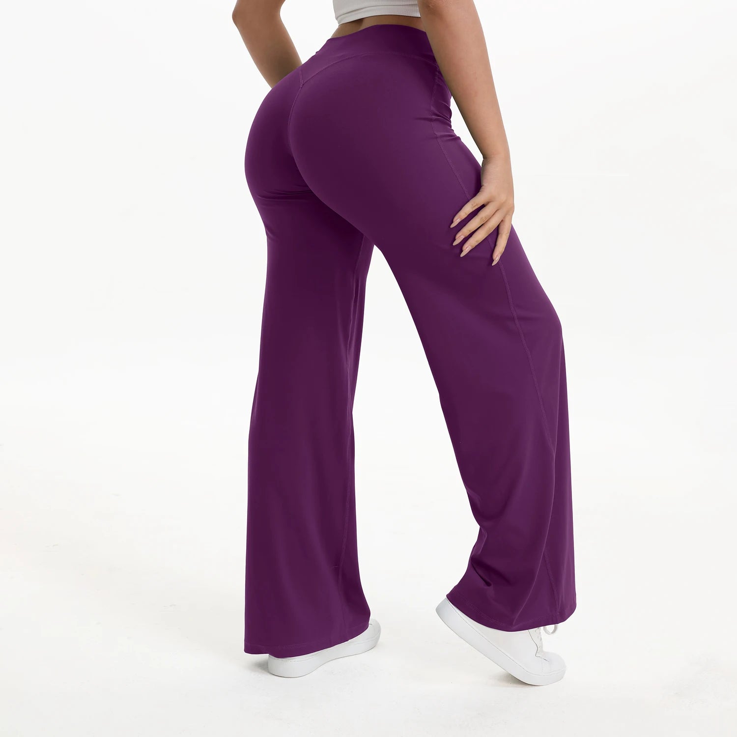 Pantalón SculptFit Flare - Pantalón Deportivo Flare Cintura Alta