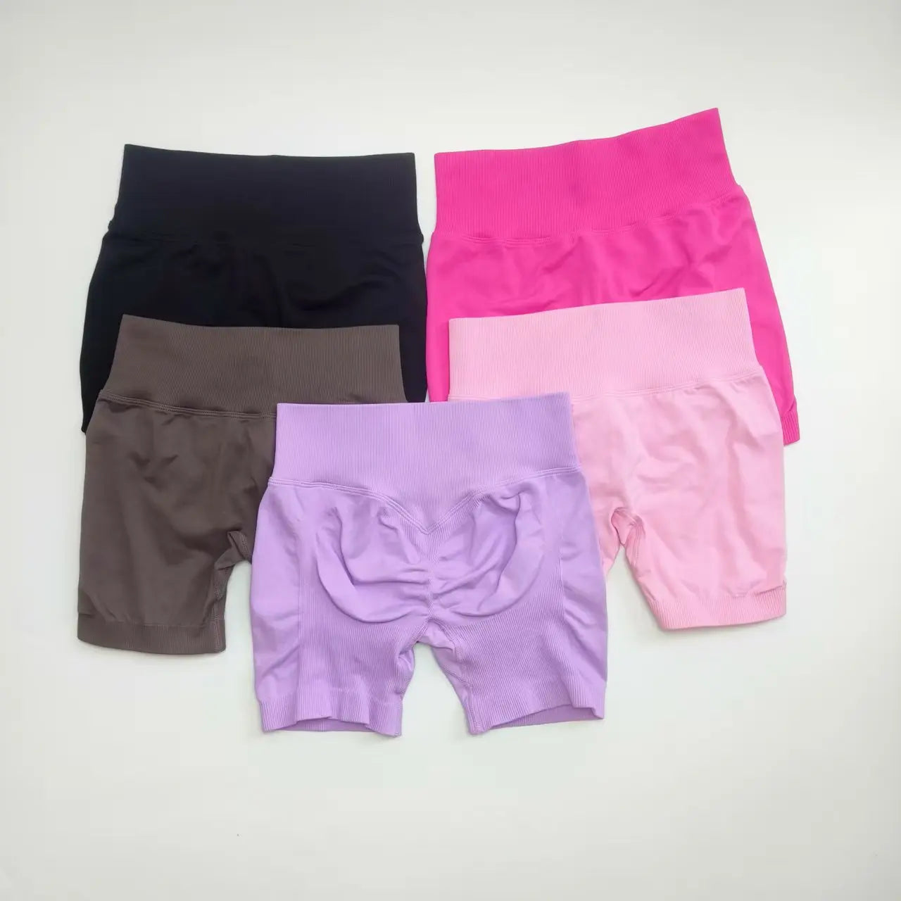 Shorts SculptFit - Shorts Deportivos Sin Costuras de Tiro Alto