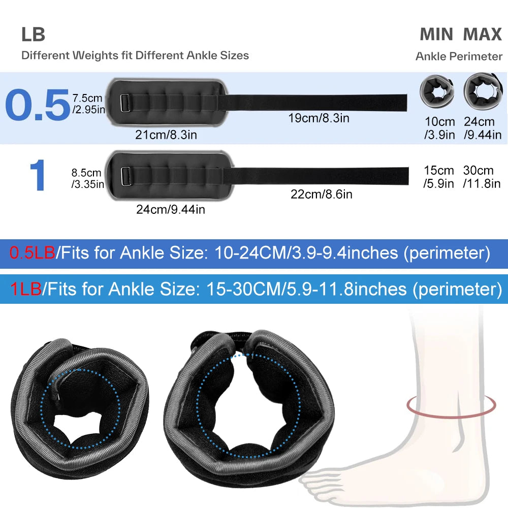 PowerFlex Weights - Pesas Para Tobillos y Muñecas