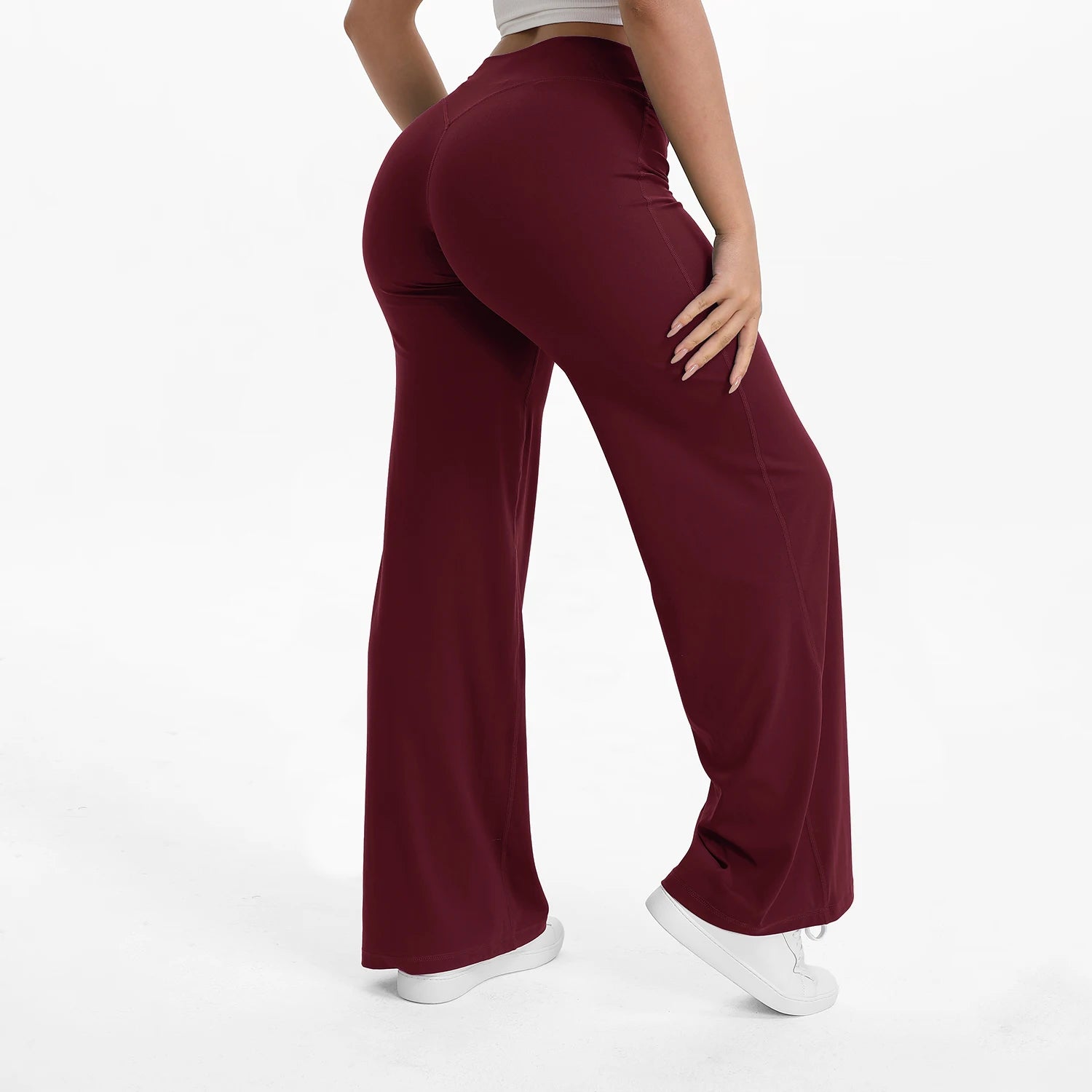 Pantalón SculptFit Flare - Pantalón Deportivo Flare Cintura Alta