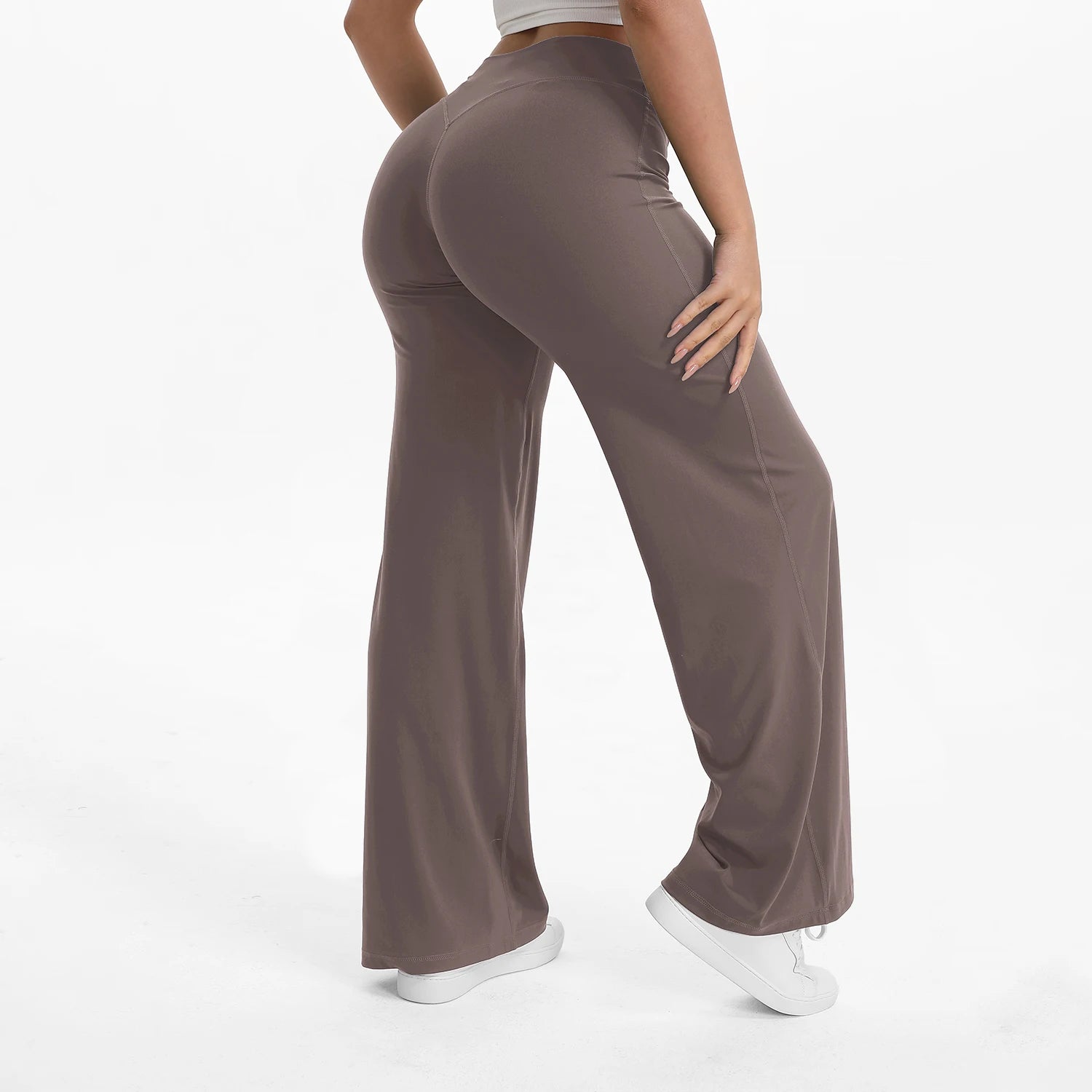 Pantalón SculptFit Flare - Pantalón Deportivo Flare Cintura Alta