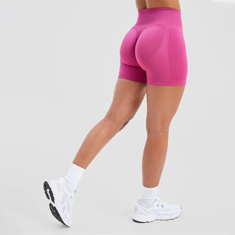 Shorts SculptFit - Shorts Deportivos Sin Costuras de Tiro Alto