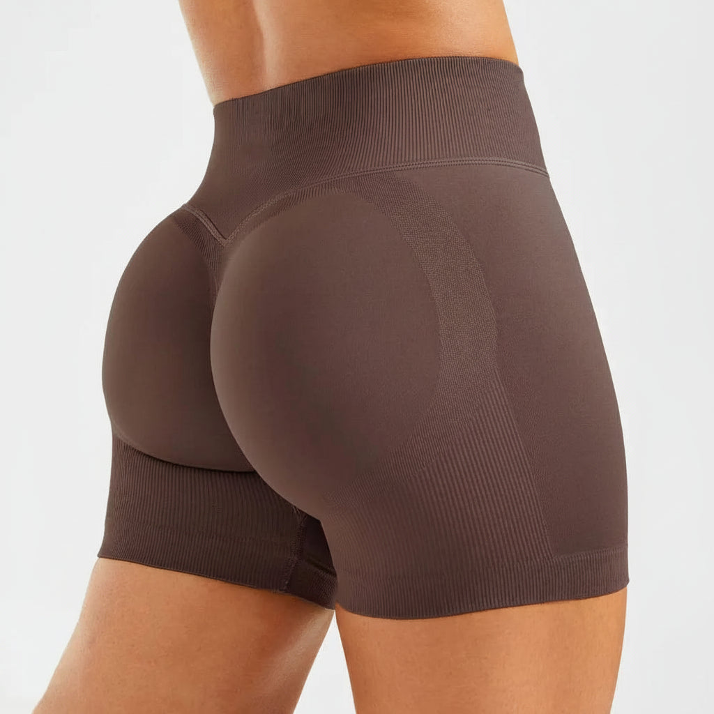 Shorts SculptFit - Shorts Deportivos Sin Costuras de Tiro Alto