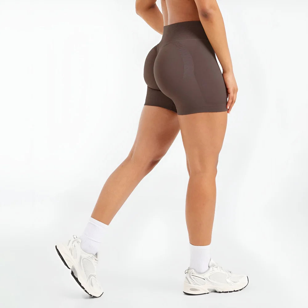 Shorts SculptFit - Shorts Deportivos Sin Costuras de Tiro Alto