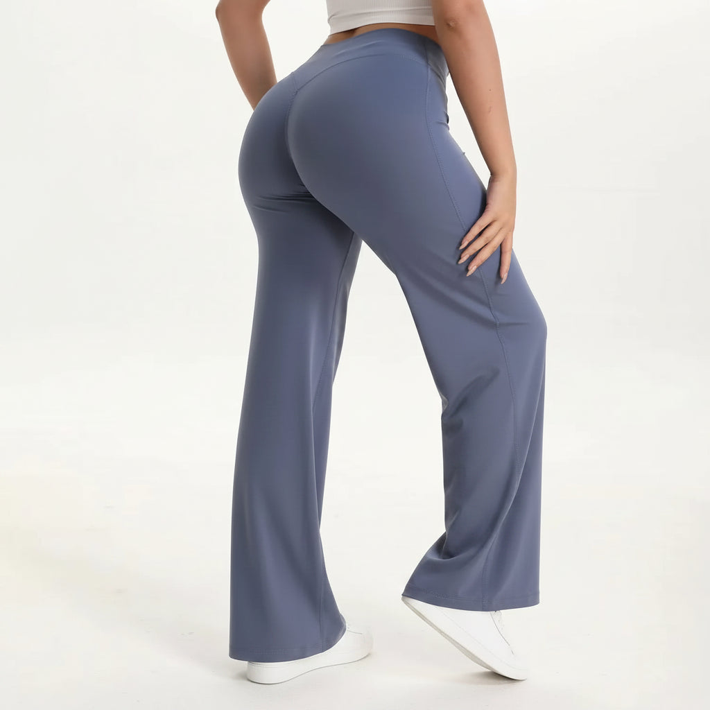 Pantalón SculptFit Flare - Pantalón Deportivo Flare Cintura Alta